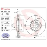 Brembo Ön Fren Diski – 09.D985.11 / OEM A2474210712