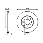 Bosch Ön Fren Diski – 0986478503