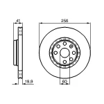 Bosch Ön Fren Diski – 0986478535