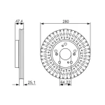 Bosch Ön Fren Diski – 0986479625