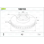 Valeo Ön Fren Diski – 186153