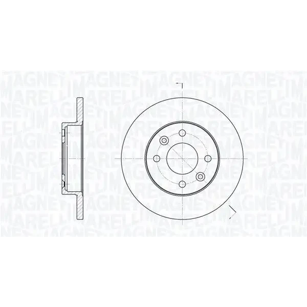 Magneti Marelli Ön Fren Diski – 361302040191