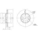 MGA Ön Fren Diski – 50414 / OEM 402060010R