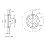 MGA Ön Fren Diski – 50489 / OEM 51712C8500