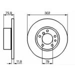 MGA Ön Fren Diski – 50522 / OEM 34111161693