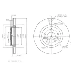 MGA Ön Fren Diski – 50538 / OEM 402064BA0A
