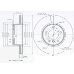 MGA Ön Fren Diski – 50552 / OEM 34116764021