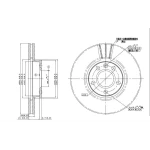 MGA Ön Fren Diski – 50574 / OEM 7M3615301A