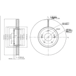 MGA Ön Fren Diski – 50579 / OEM 517122B700
