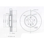 MGA Ön Fren Diski – 50679 / OEM 569092