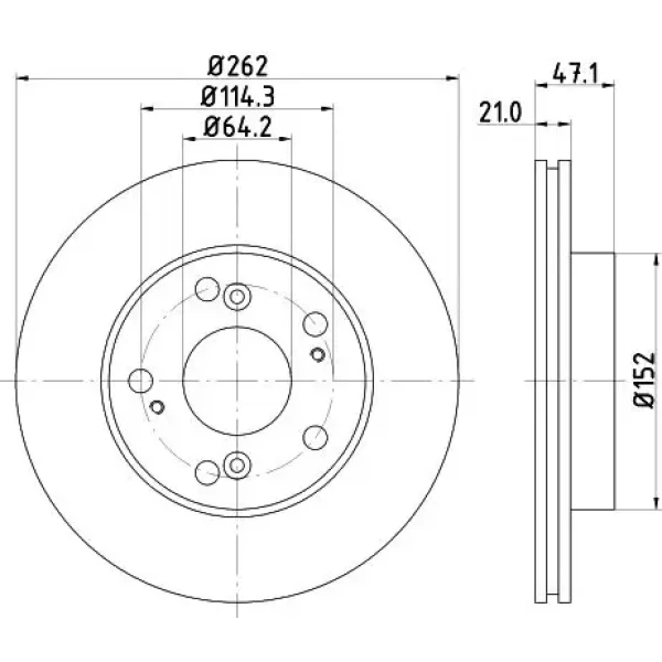 Hella Ön Fren Diski – 8DD355115-341