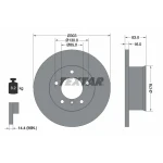 TEXTAR Ön Fren Diski – 92020300 / OEM A4604210112