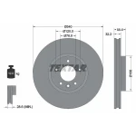 TEXTAR Ön Fren Diski – 92230305 / OEM 7E0615301F