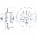 Delphi Ön Fren Diski – BG2355