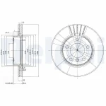 Delphi Ön Fren Diski – BG2623C