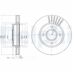 Delphi Ön Fren Diski – BG2699