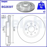 Delphi Ön Fren Diski – BG2830T