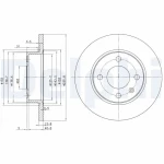 Delphi Ön Fren Diski – BG2910 / OEM 6U0615301