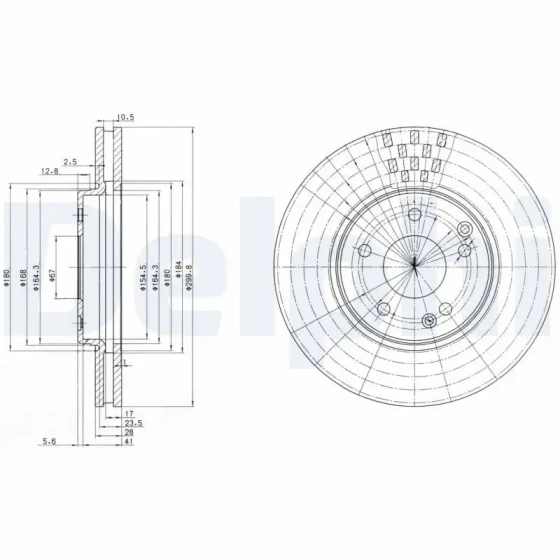 Delphi Ön Fren Diski – BG3396 ürün görseli