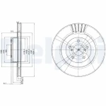 Delphi Ön Fren Diski – BG3413