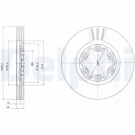 Delphi Ön Fren Diski – BG3559