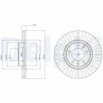 Delphi Ön Fren Diski – BG3835C / OEM 4246P7