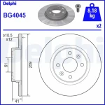 Delphi Ön Fren Diski – BG4045