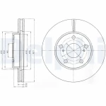 Delphi Ön Fren Diski – BG4234C