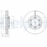 Delphi Ön Fren Diski – BG4252