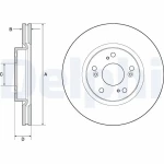 Delphi Ön Fren Diski – BG4698C