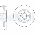 Delphi Ön Fren Diski – BG4743C