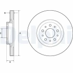 Delphi Ön Fren Diski – BG4797C / OEM 51996238