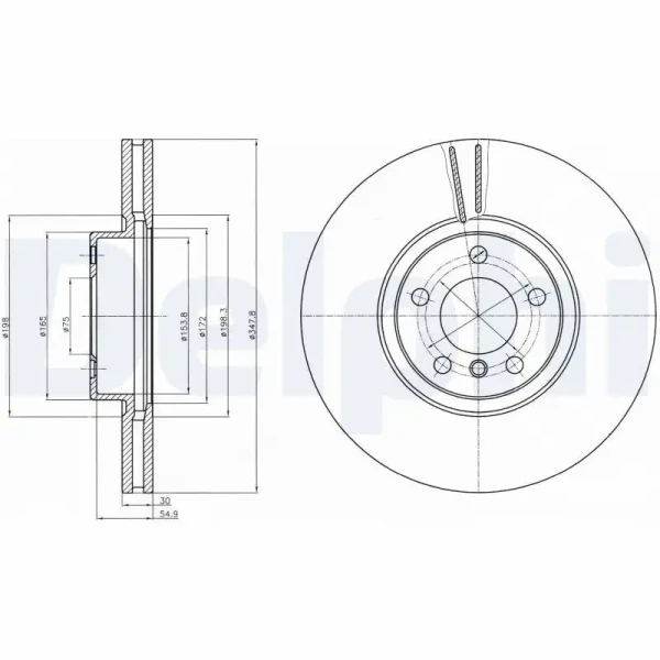 Delphi Ön Fren Diski – BG9063C