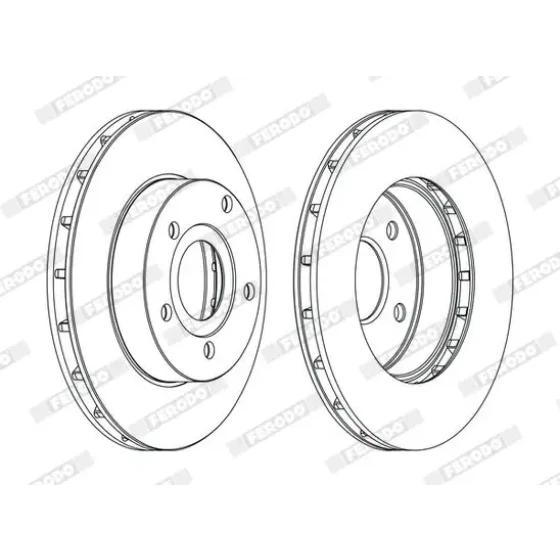 Ferodo Ön Fren Diski – DDF1169C / OEM KKV5018671 ürün görseli