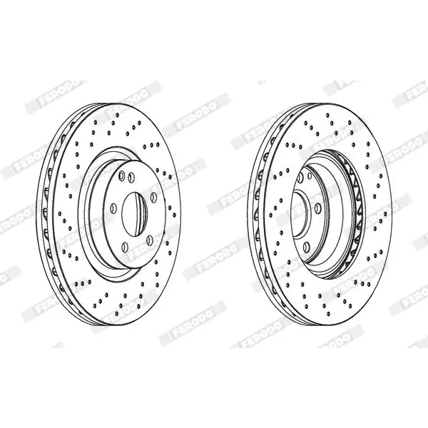 Ferodo Ön Fren Diski – DDF1769C-1 / OEM A2214211012