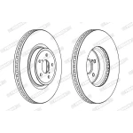 Ferodo Ön Fren Diski – DDF1841C-1 / OEM 26300AG001