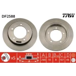 TRW Ön Fren Diski – DF2588