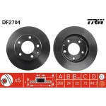 TRW Ön Fren Diski – DF2704