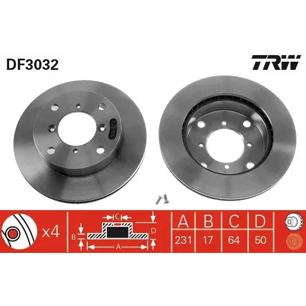 TRW Ön Fren Diski – DF3032