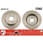 TRW Ön Fren Diski – DF4112