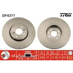 TRW Ön Fren Diski – DF4371 / OEM B3004020