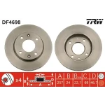 TRW Ön Fren Diski – DF4698