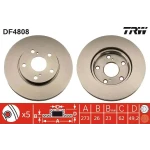 TRW Ön Fren Diski – DF4808 / OEM 4351212690