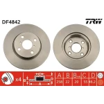 TRW Ön Fren Diski – DF4842 / OEM 435120D060000