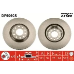 TRW Ön Fren Diski – DF6060S / OEM 4B3615301