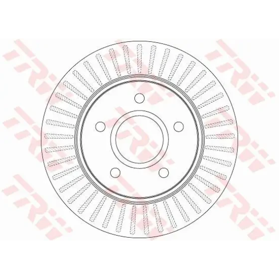 TRW Ön Fren Diski – DF6253S / OEM 68032944AB ürün görseli
