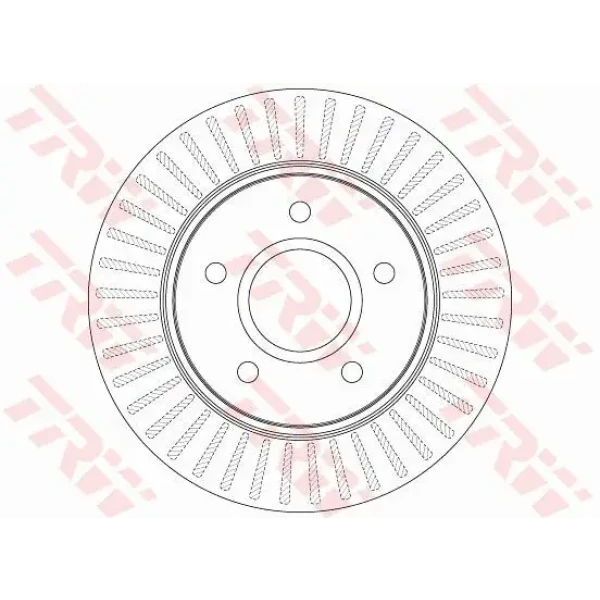 TRW Ön Fren Diski – DF6253S / OEM 68032944AB