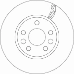 TRW Ön Fren Diski – DF6546 / OEM 402062000R