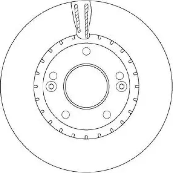TRW Ön Fren Diski – DF6628 / OEM 517123X000 ürün görseli