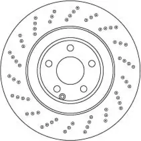 TRW Ön Fren Diski – DF6668S / OEM A2184210412 ürün görseli
